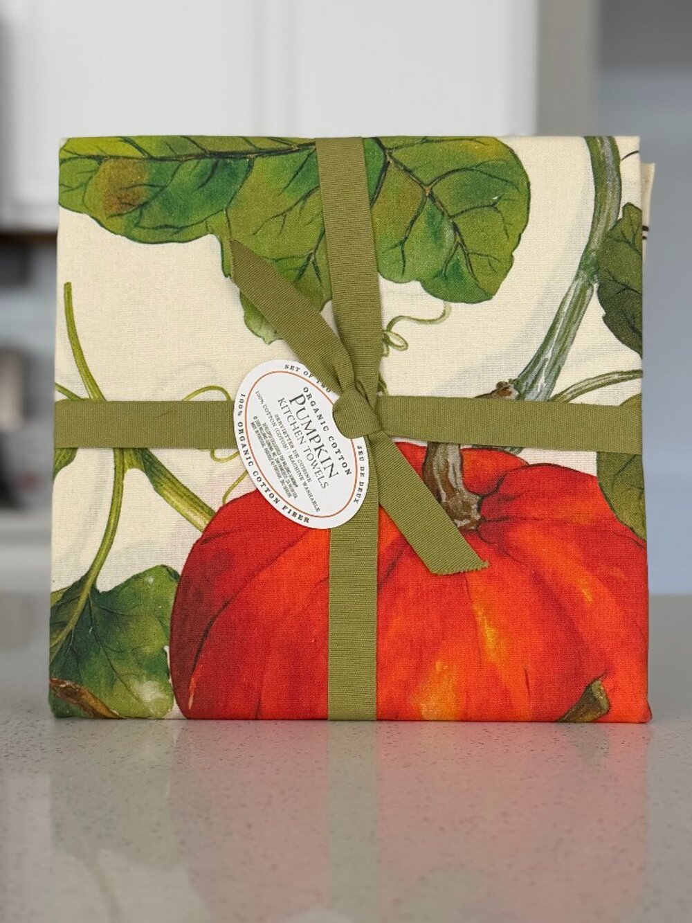 Williams-Sonoma Pumpkin Kitchen Towels Set of 2